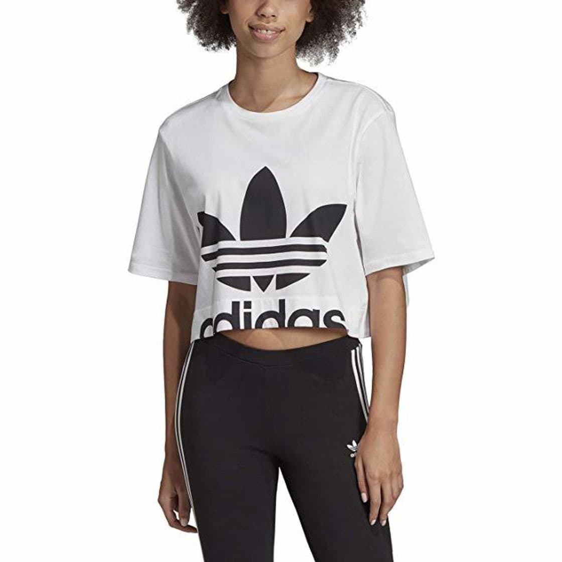 Moda adidas T-Shirt Top Back Cutout tee White Donna ED4774