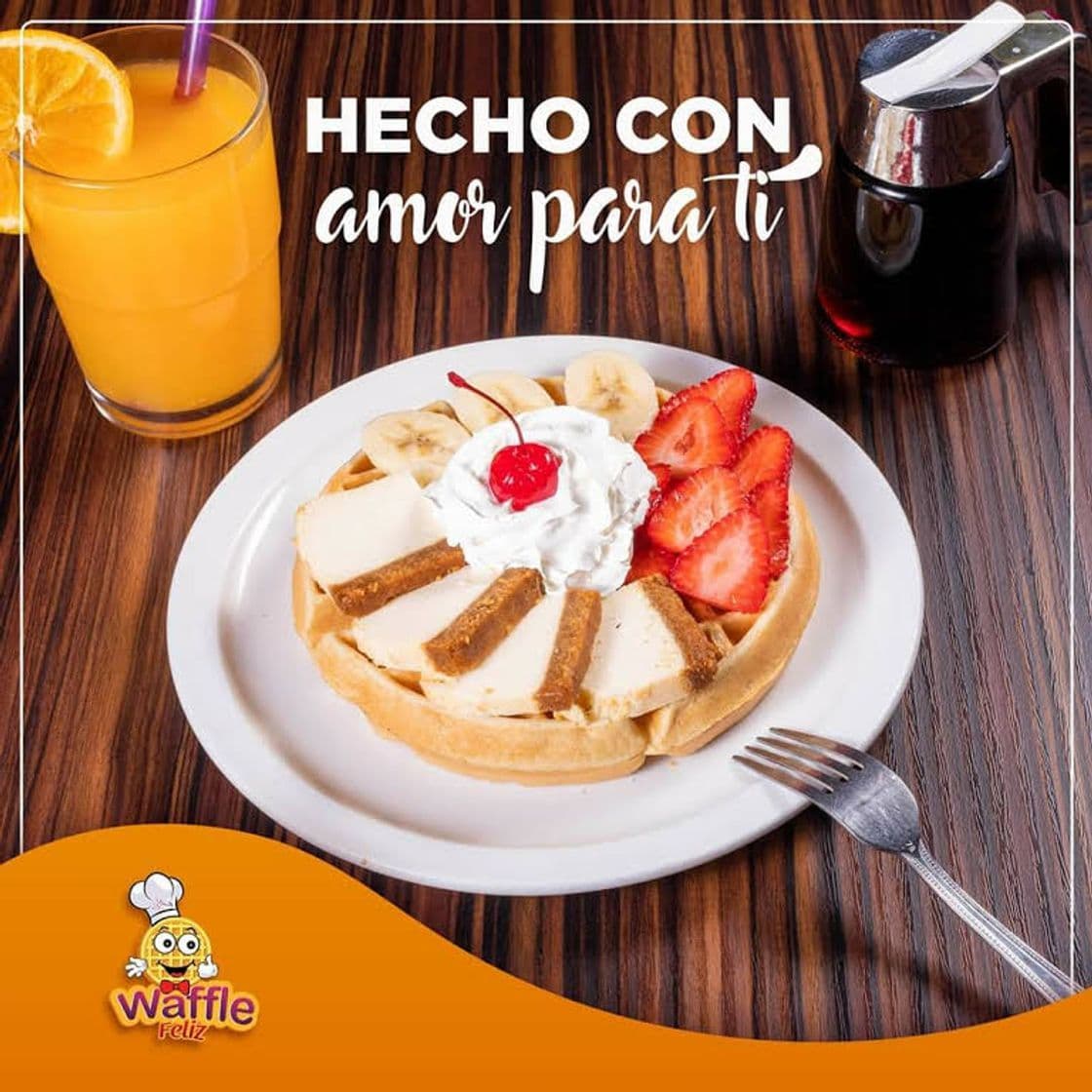 Restaurantes El Waffle Feliz