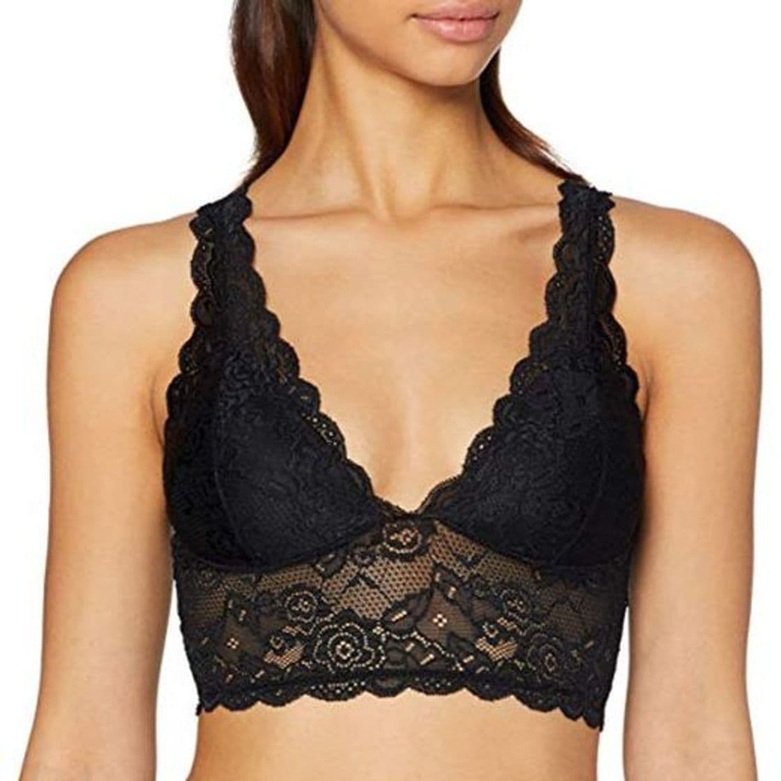 Product Only Onlchloe Lace Bra Noos Acc Corsé, Negro