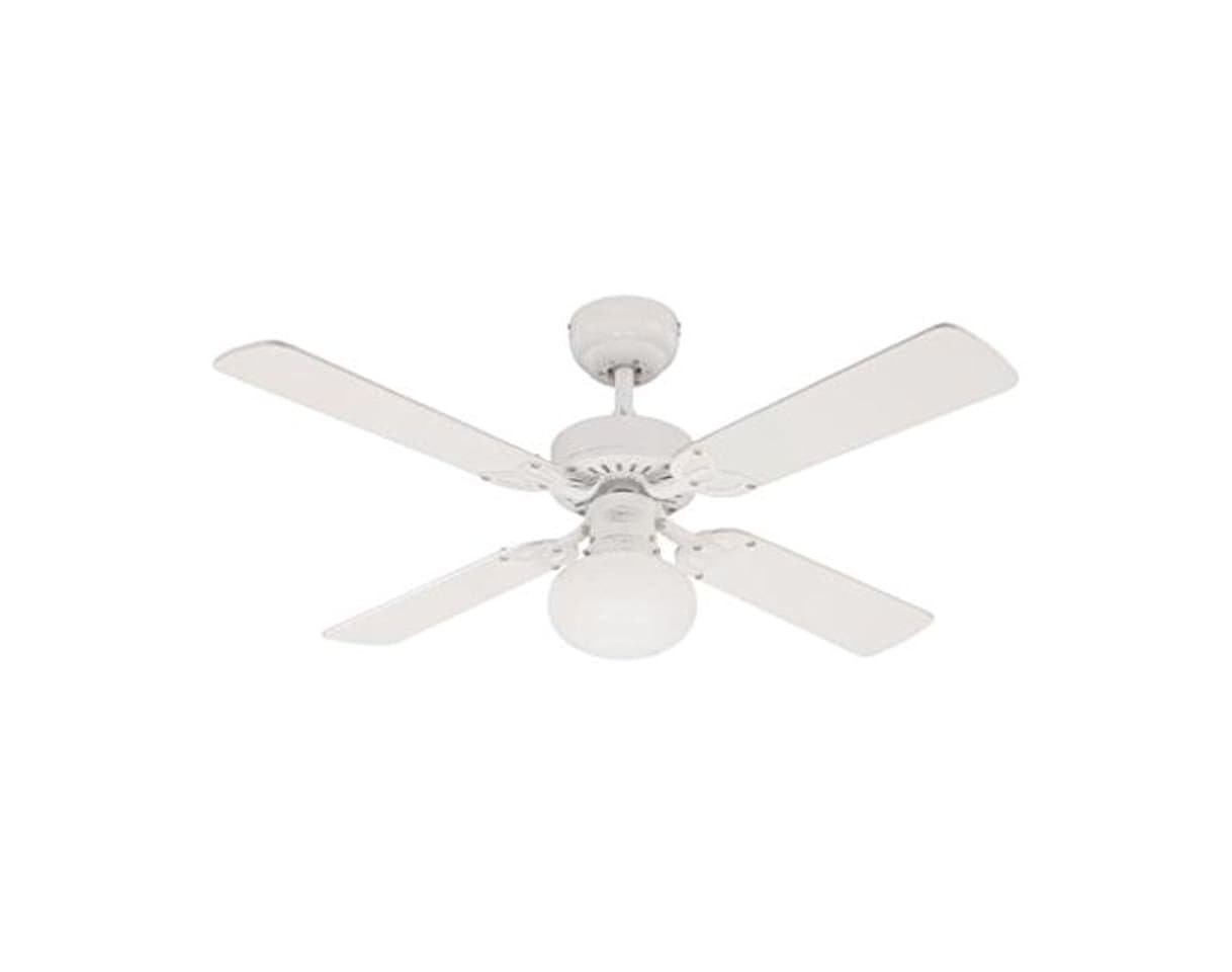 Producto Westinghouse Ceiling Fans Vegas Ventilador de Techo, Metal, Acabado en blanco con