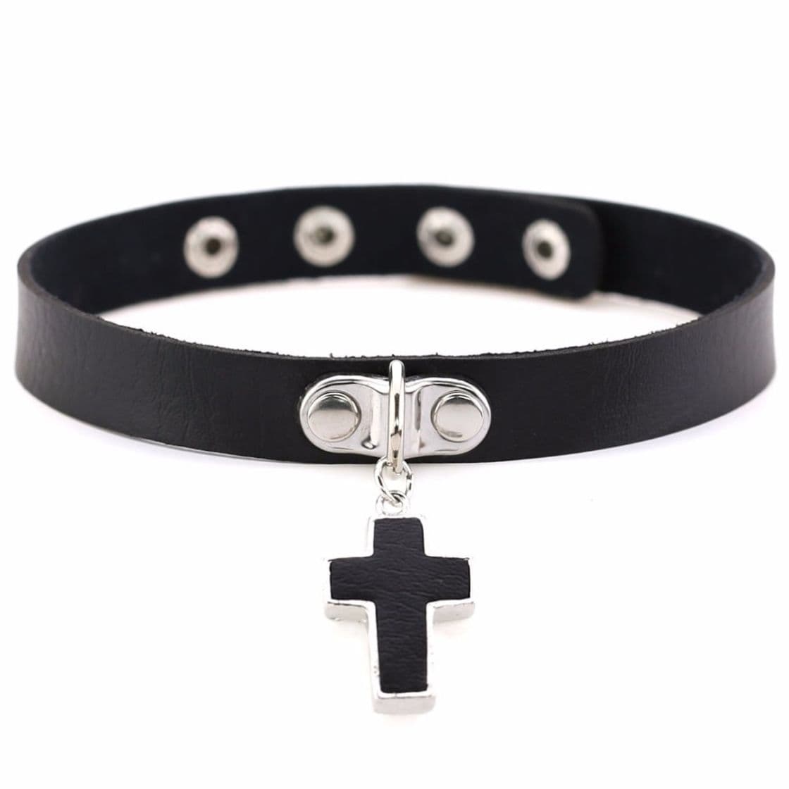 Moda Gothic lolita cross anime choker