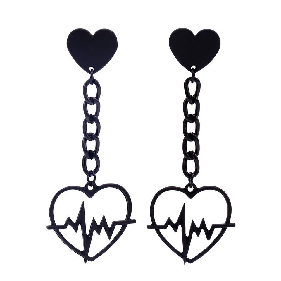 Moda Heart beat earrings SD00046