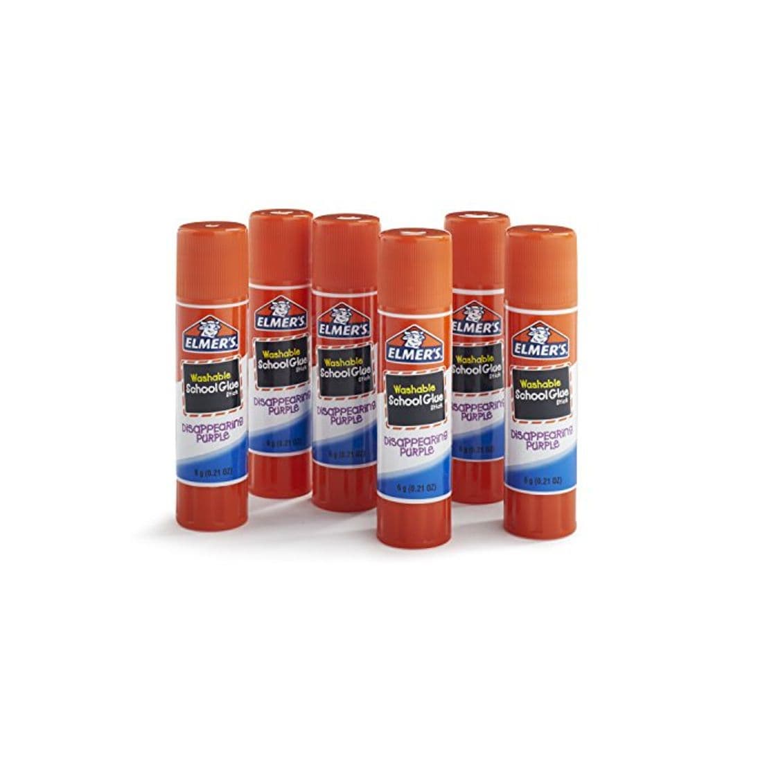 Product Elmer's Disappearing Purple School Glue Sticks, 0.21 oz, Pack of 6