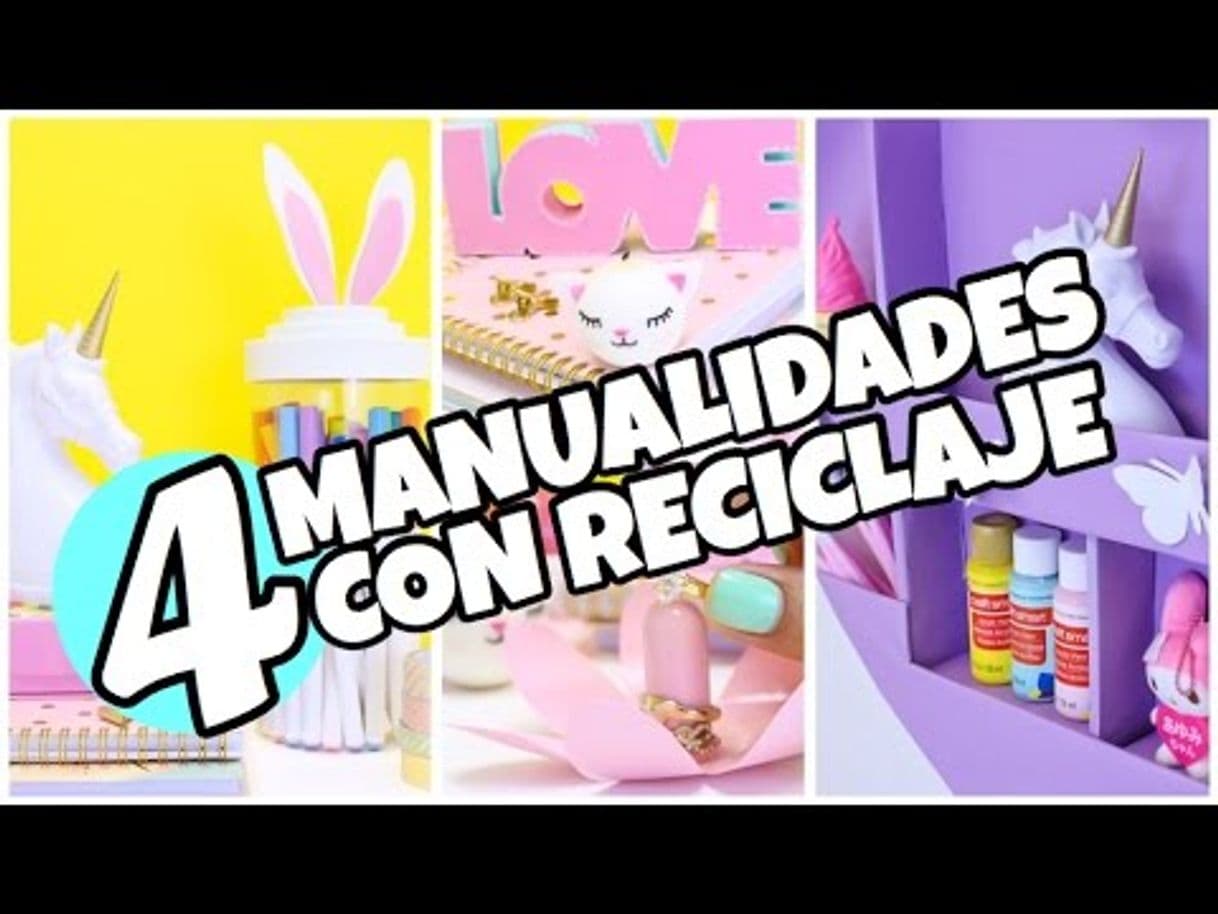 Moda 4 Manualidades Fáciles de Hacer y Económicas con reciclaje,(super