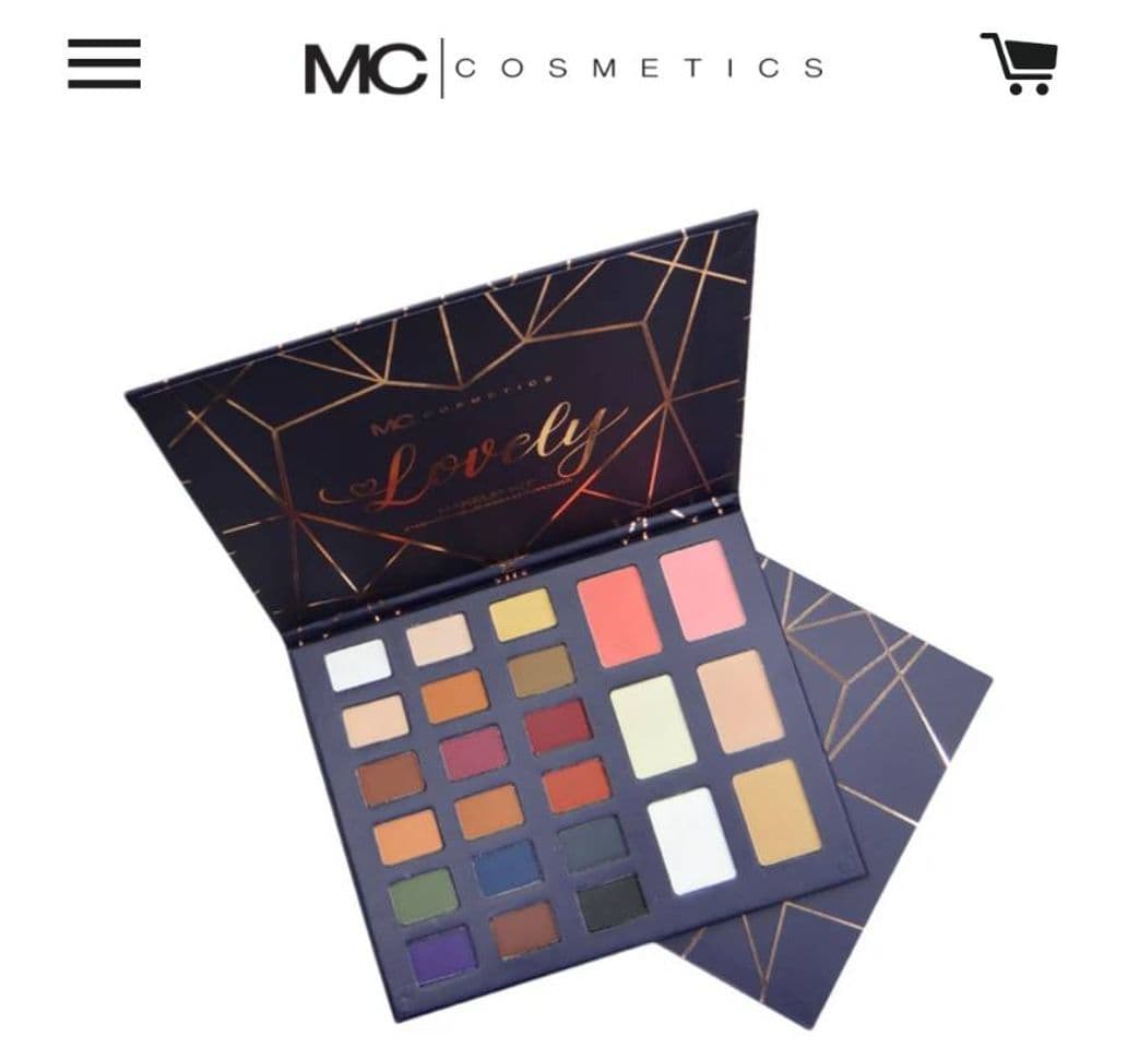 Moda Paleta de sombras lovely