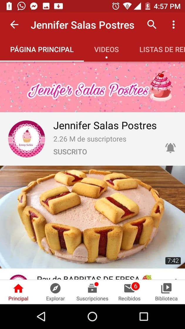 Fashion Jennifer Salas Postres 😋👌🏻