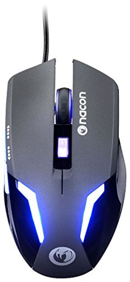 Producto Nacon - Ratón Gaming PCGM-105 con Luz Azul, 6 Botones, 800 a