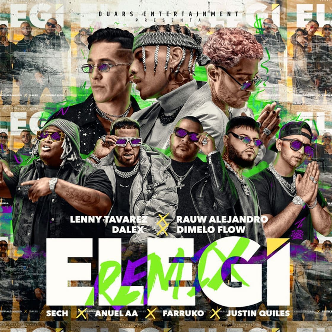 Music Elegí (feat. Farruko, Anuel AA, Sech, Dímelo Flow & Justin Quiles) - Remix