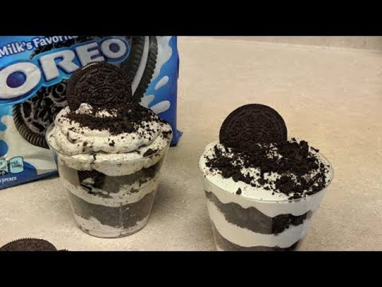 Moda Postres OREO en vasitos 😍