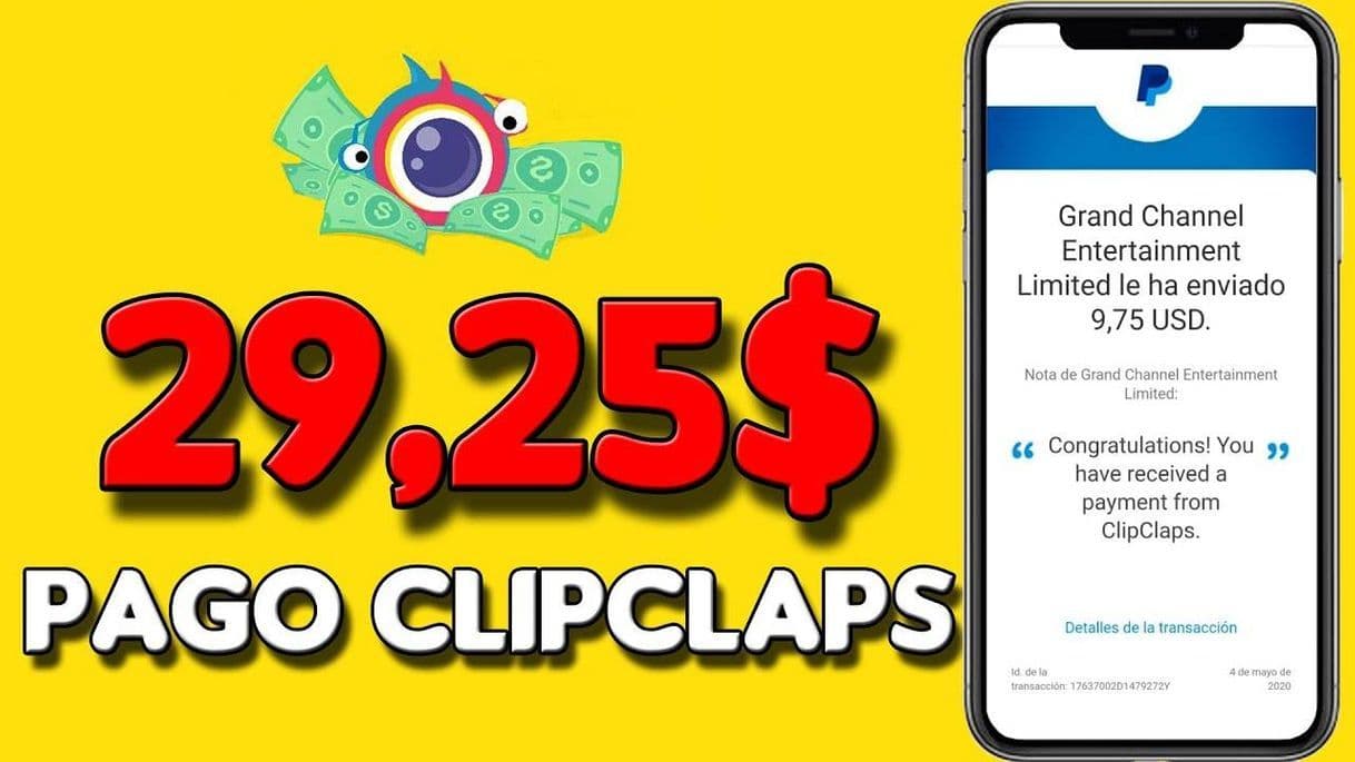 Fashion PAGO CLIPCLAPS Y SORTEO 10$ OTRA VEZ 