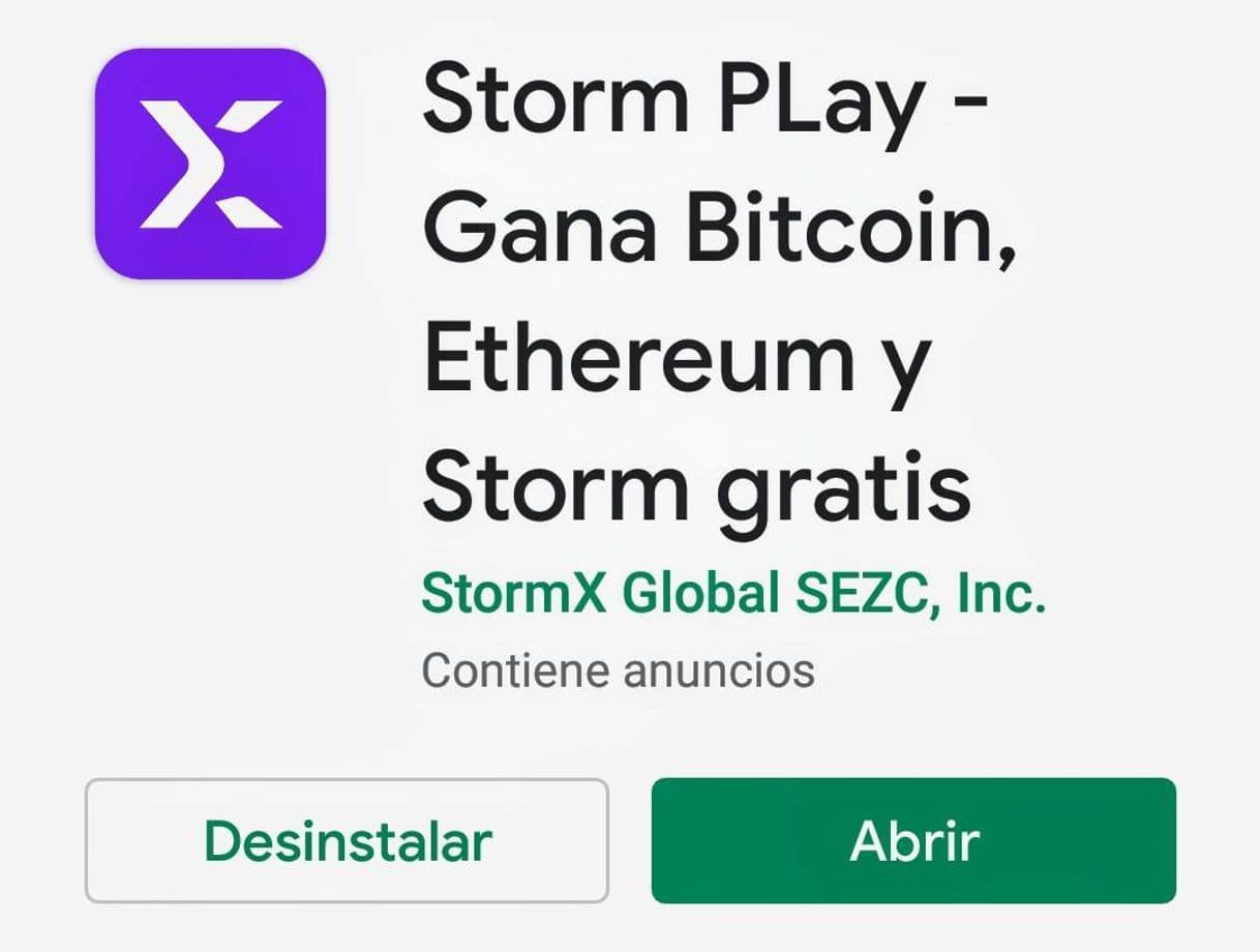 App STORMX gana Criptomonedas con tareas sencillas.