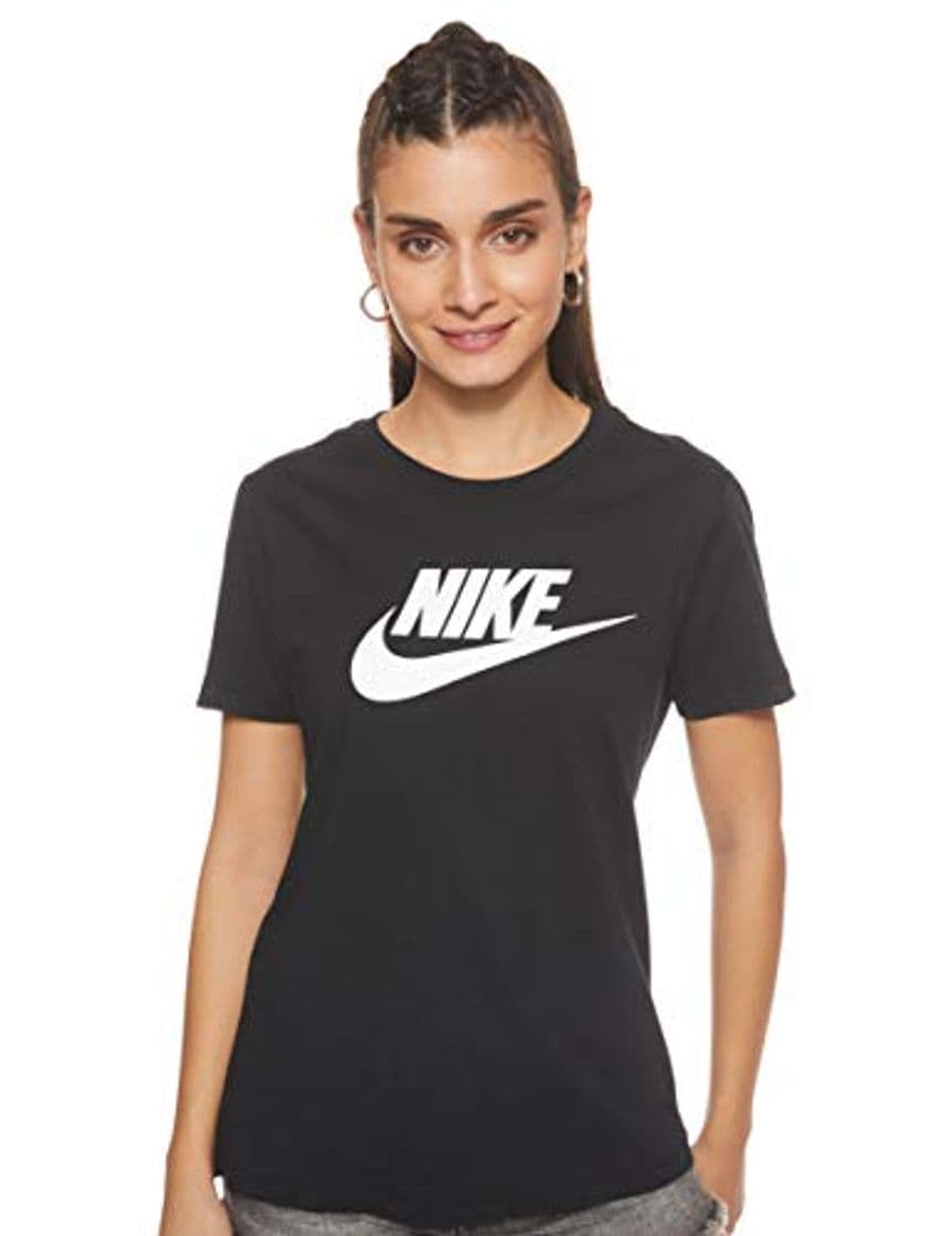 Product NIKE W NSW tee ESSNTL Icon Futura Camiseta de Manga Corta, Mujer,