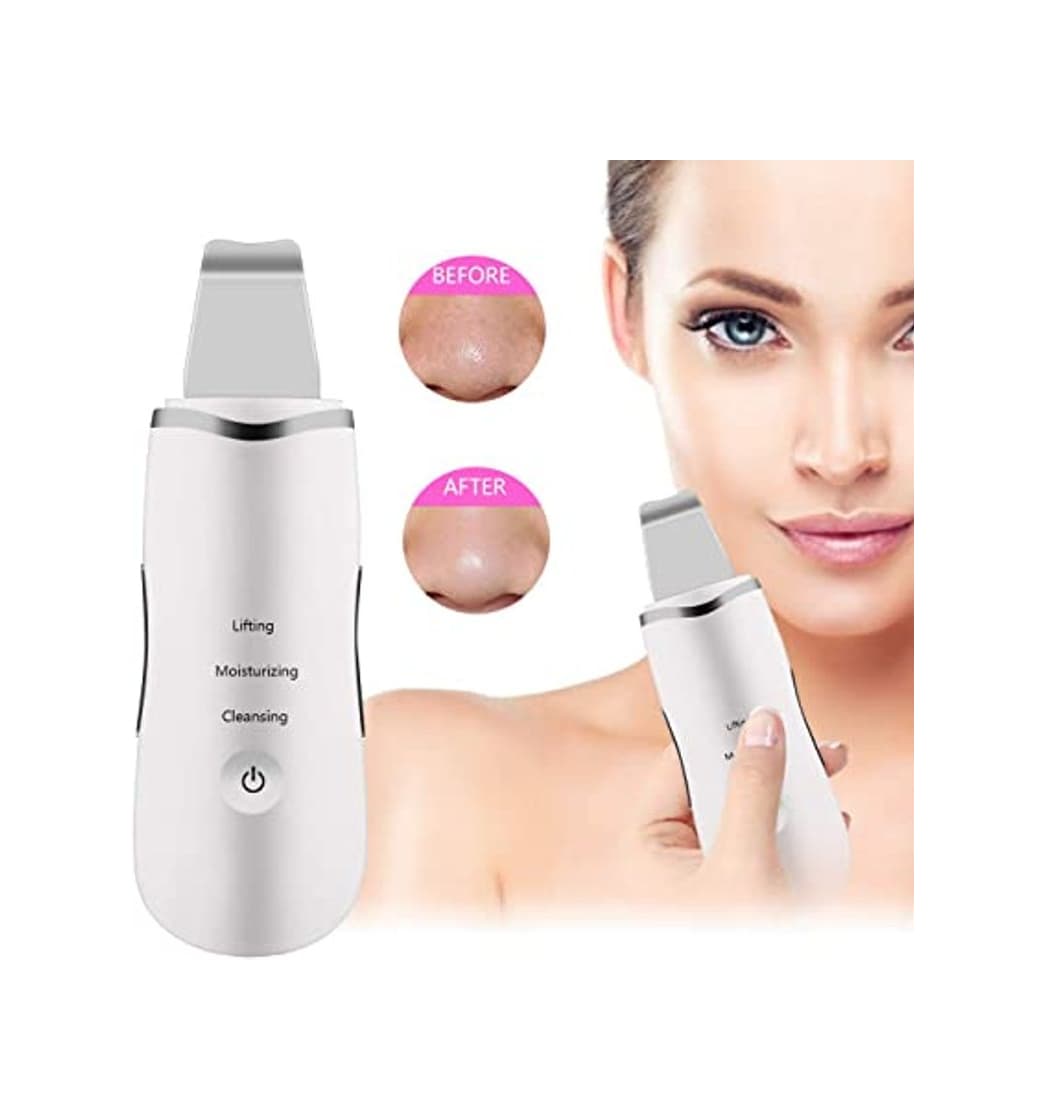 Beauty ANLAN Peeling Ultrasónico Facial Skin Scrubber Exfoliación Facial Ultrasónica Limpiador de Poros