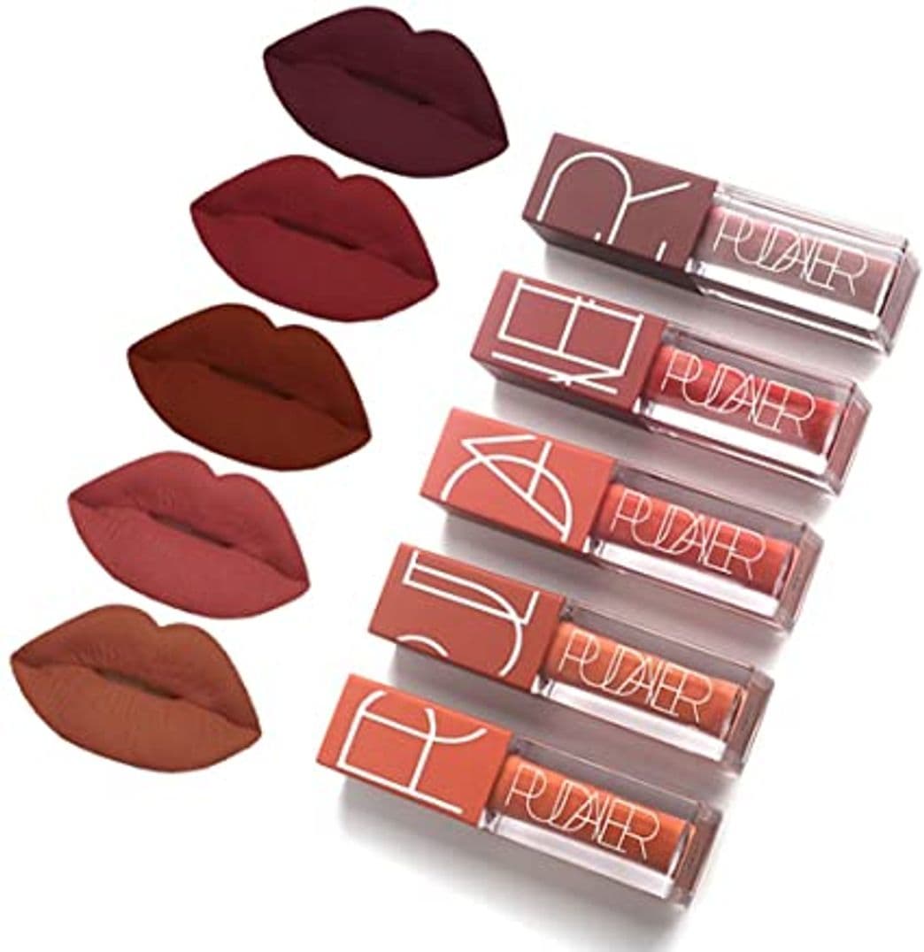 Beauty 5 Colors Matte Lipstick Set