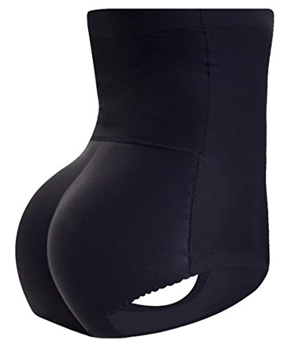 Fashion Fajas Levanta Gluteos Braguita Moldeadora Bragas Con Relleno Nalgas Push Up para Mujer Nero Small