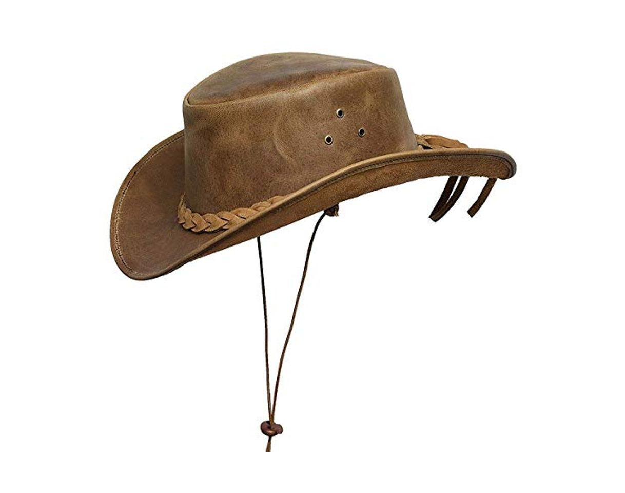 Fashion BRANDSLOCK Marcas de Bloqueo para Hombre Vintage Gran ala Vaquero Aussie Estilo