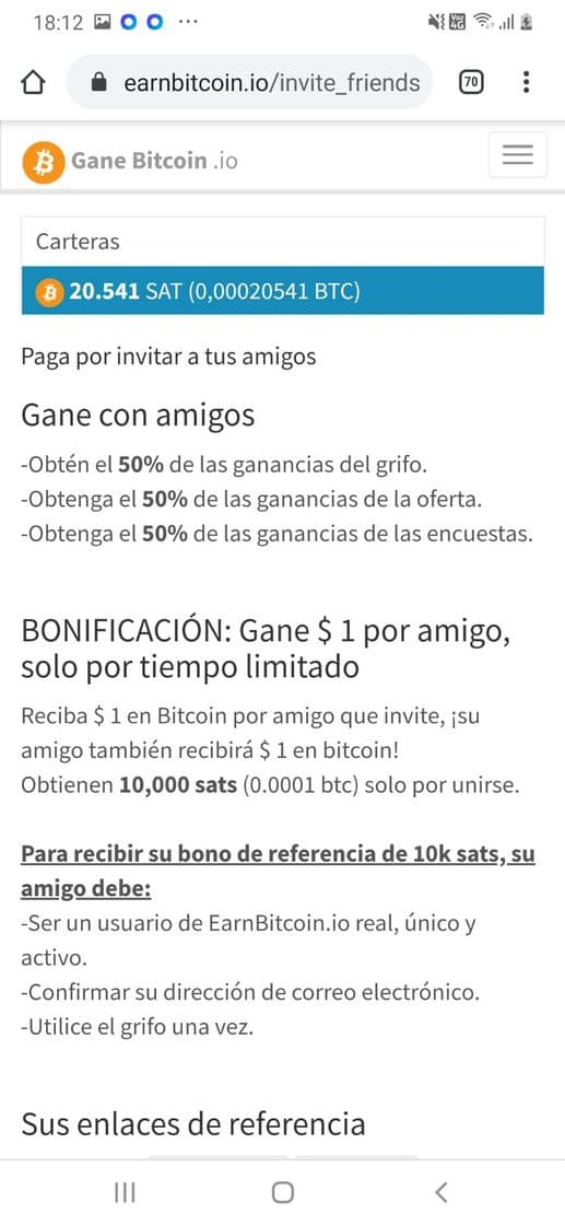 Moda Earn Bitcoins.io Pagina para generar Bitcoins diarios.