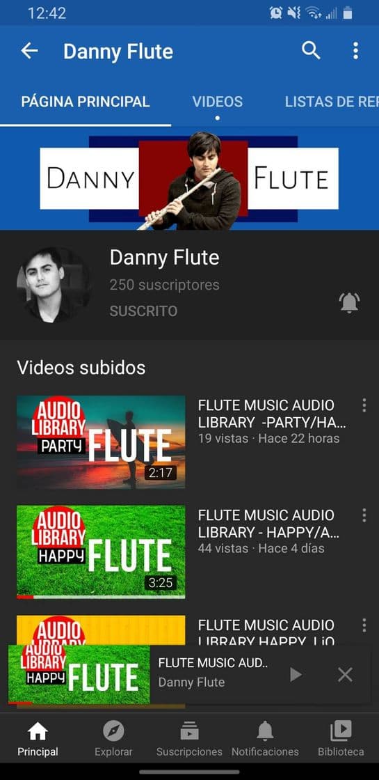 Película Danny flute 