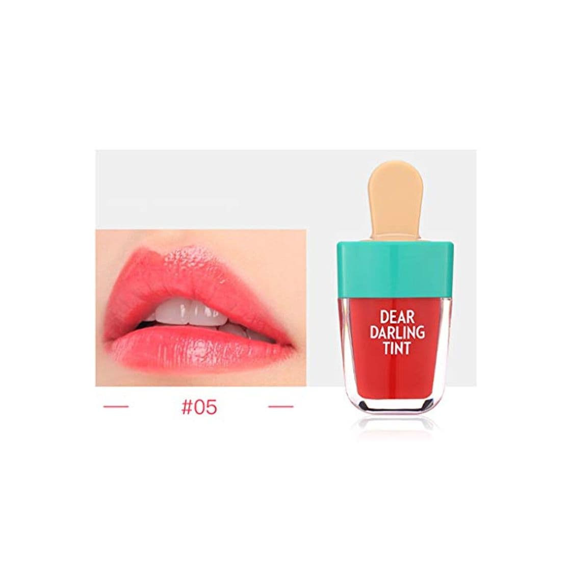 Producto BHYDRY pintalabios Lolis 5 Colors Super Ice Cream Brillo de Labios Impermeable Tinte de Labios Rojo de Larga duración