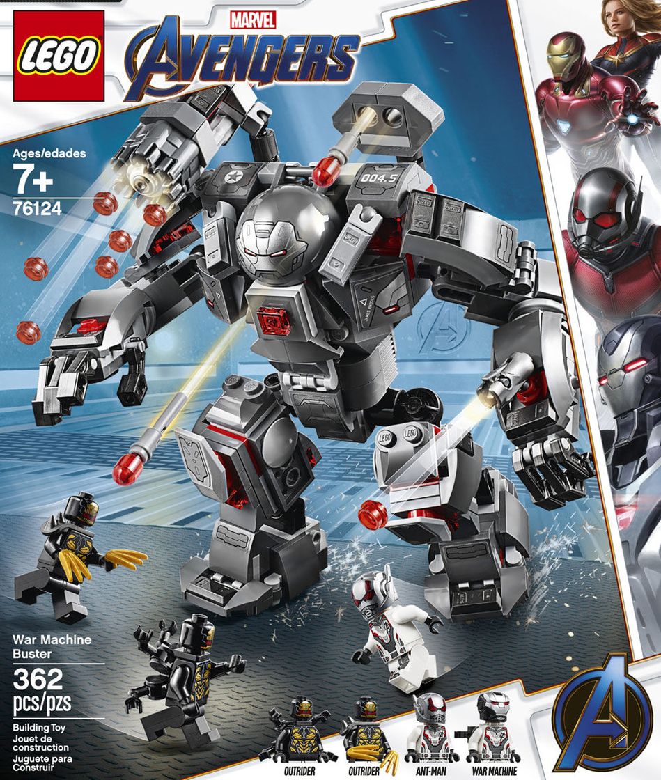 Fashion LEGO Marvel Avengers War Machine Buster 76124

