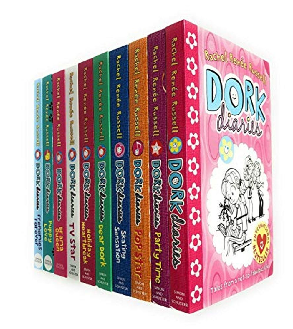 Book Rachel Renee Russell Dork Diaries 8 Books Slipcase Collection Pack Set