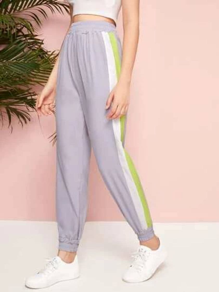 Moda Pantalón a rayas casual 