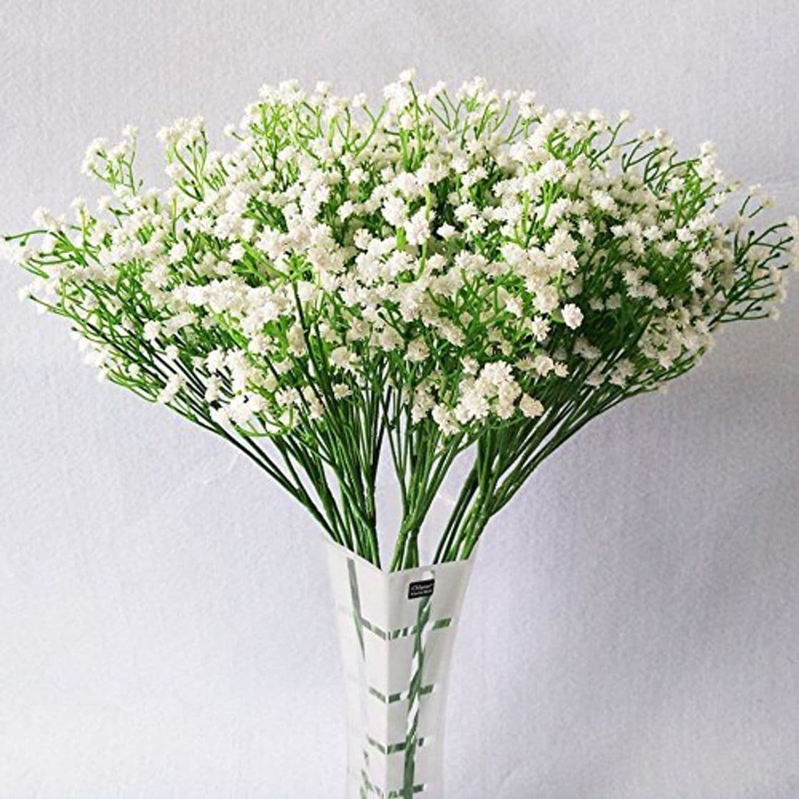 Home Moda 10 pcs blanco gypsophila Artificial Fake Hermosa flor casa fiesta boda