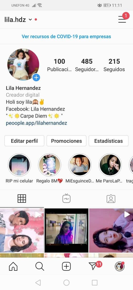 Moda Mi cuenta de insta