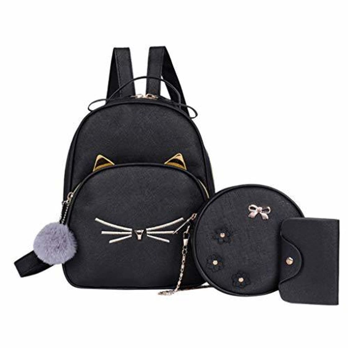 Product Luckycat Mochilas Mujer Cuero de la PU Mochilas Bolsa de viaje Bolsos