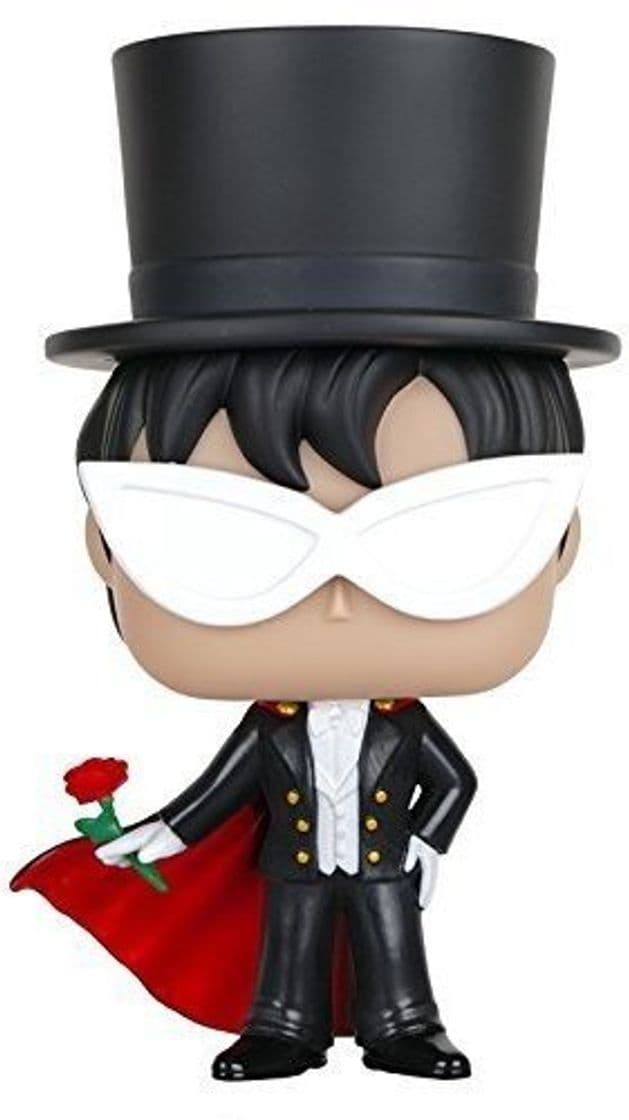 Game Funko- Tuxedo Mask Figura de Vinilo, colección de Pop, seria Sailor Moon,