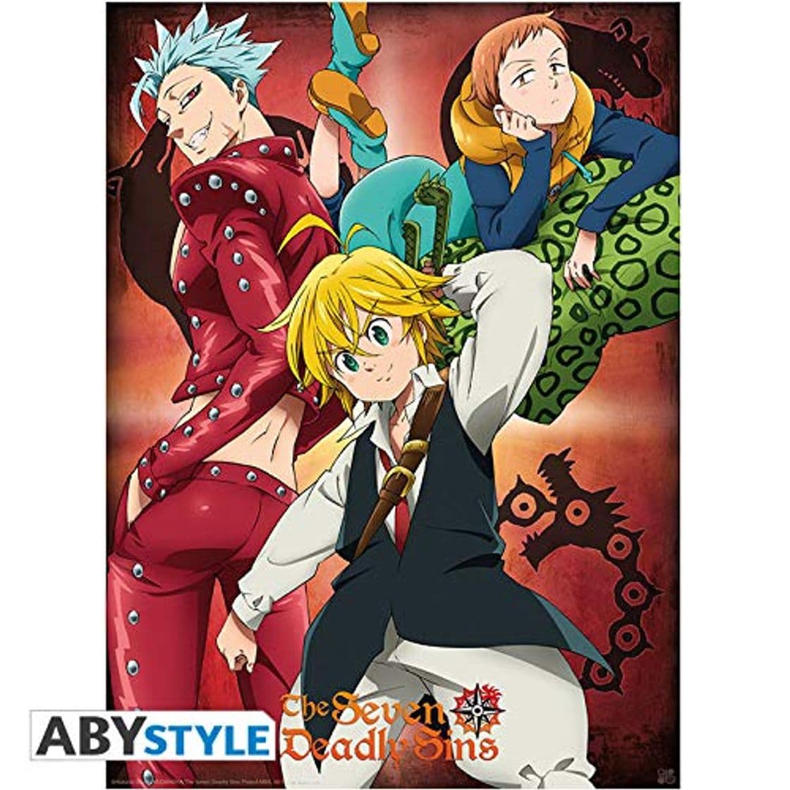 Product ABYstyle Póster de los Siete pecados Muertos