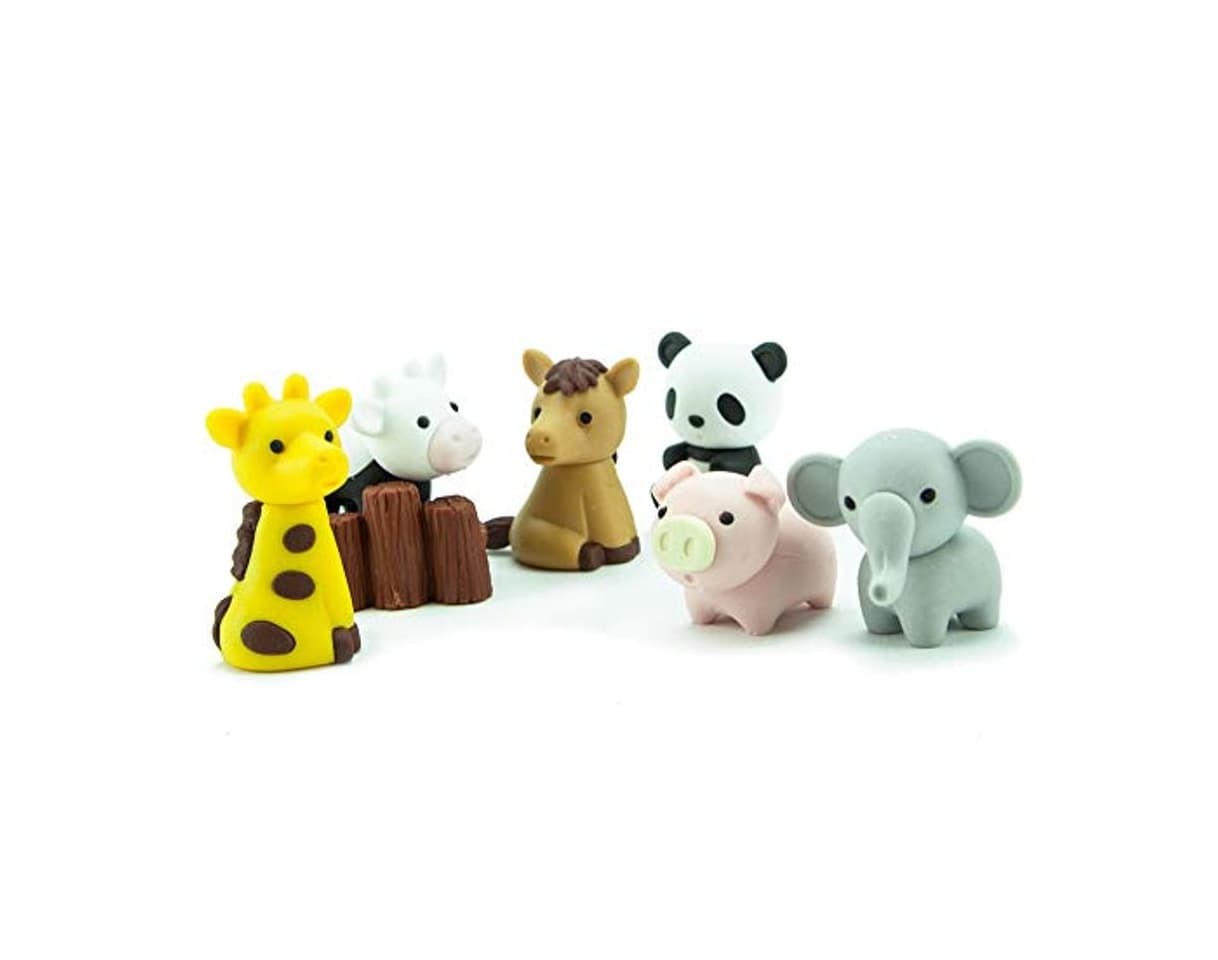 Product Ty Iwako Eraserz - Zoo Animals Pack, Colours May Vary - Figura