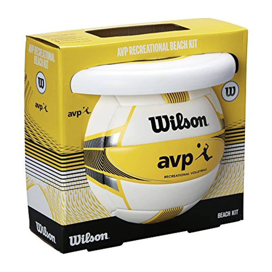 Product Wilson WTX0523KIT Set de Pelota de Voleibol Playa y Frisbee AVP Summer