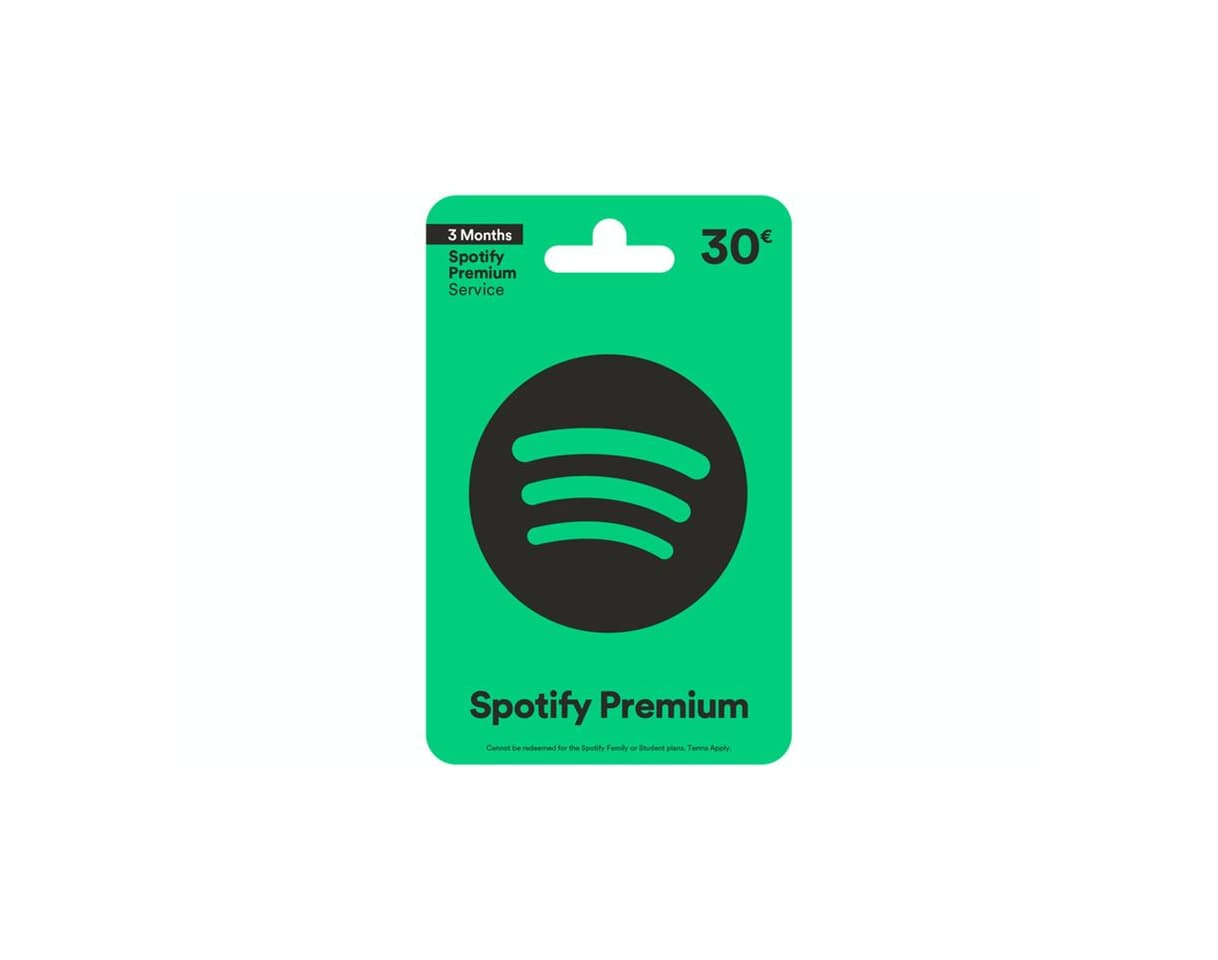 Product Gift Card Spotify