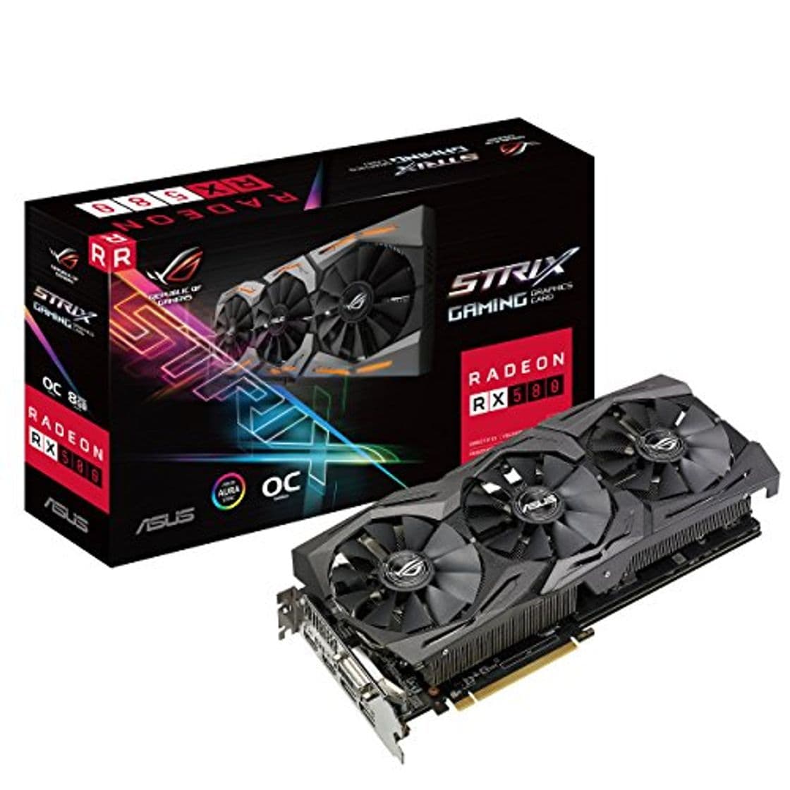 Product ASUS ROG Strix Radeon RX 580 OC Edition - Tarjeta gráfica