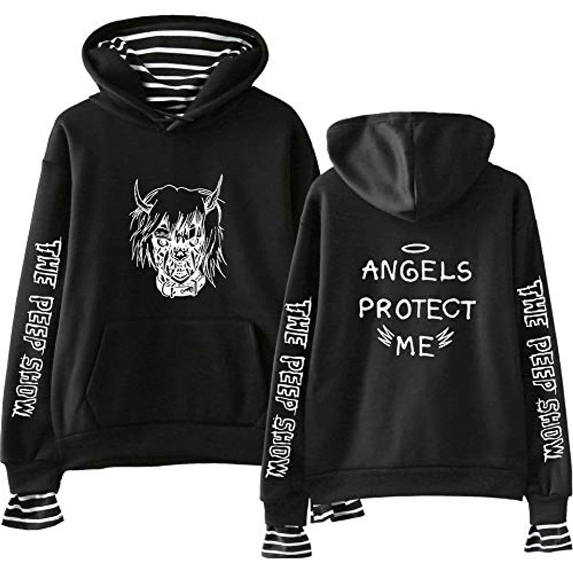 Product JJZHY EMO Trap Commemorative Lil Peep Sudadera con Capucha de Manga Larga