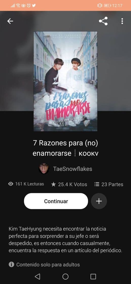 Moda 7 RAZONES PARA NO ENAMORARSE FANFIC KOOKV