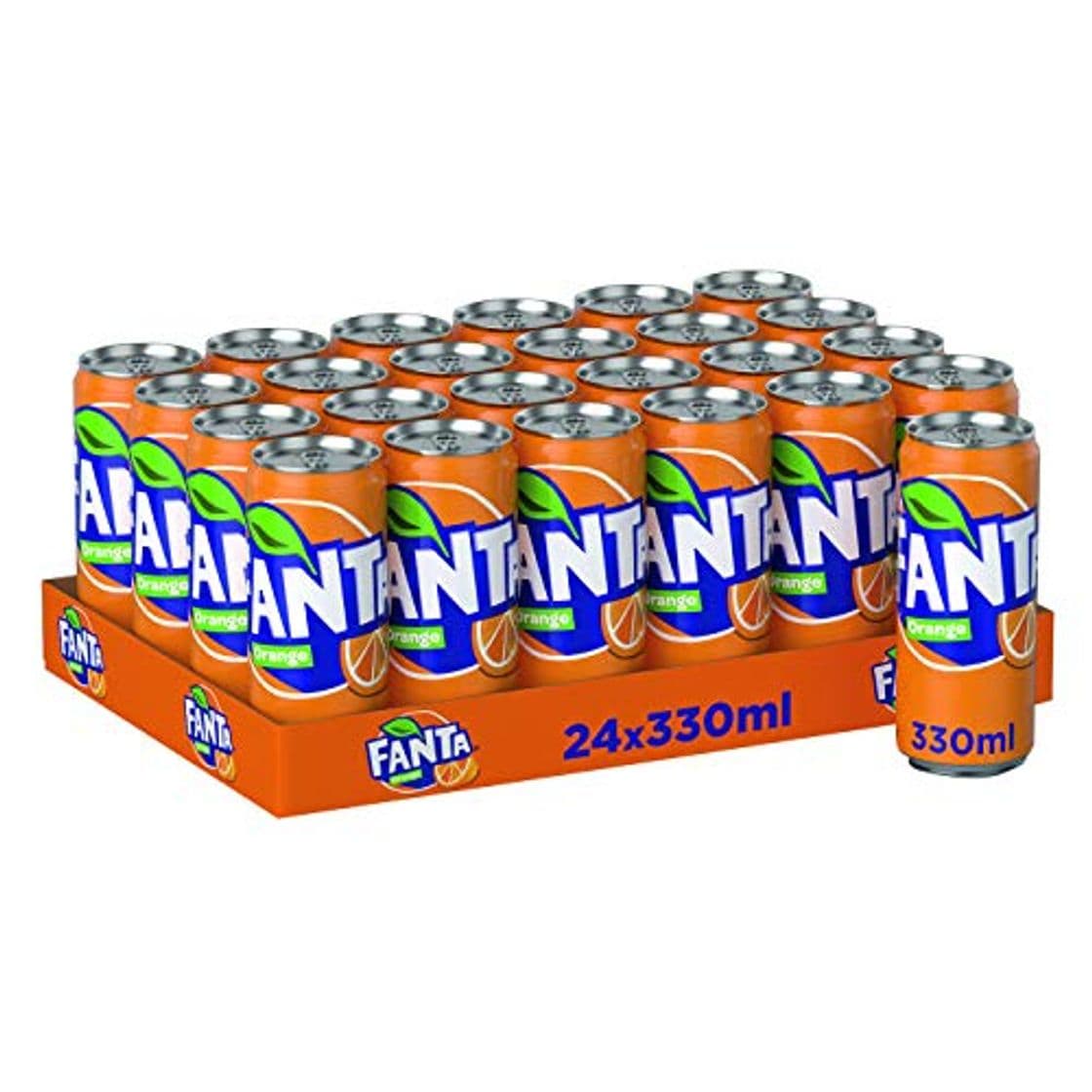 Place Fanta Refresco de naranja - Paquete de 24 x 330 ml -