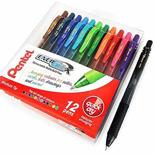 Product Pentel Energel X BL107 Retráctil Gel Punta Redonda Plumas