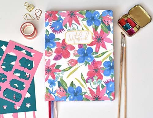 Producto Bullet Journal XL/Cuaderno Punteados- Plantillas De Regalo - Tamaño 19x25cm- Tapa Flexible