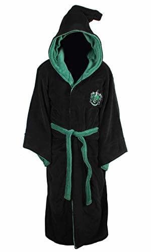 Moda Groovy Bathrobe Albornoz con Capucha Slytherin Harry Potter