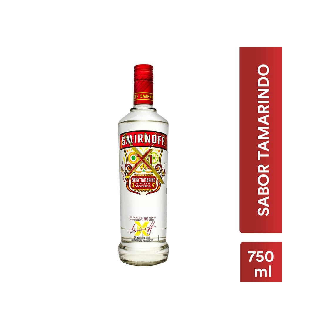 Producto Smirnoff de tamarindo de vodka 