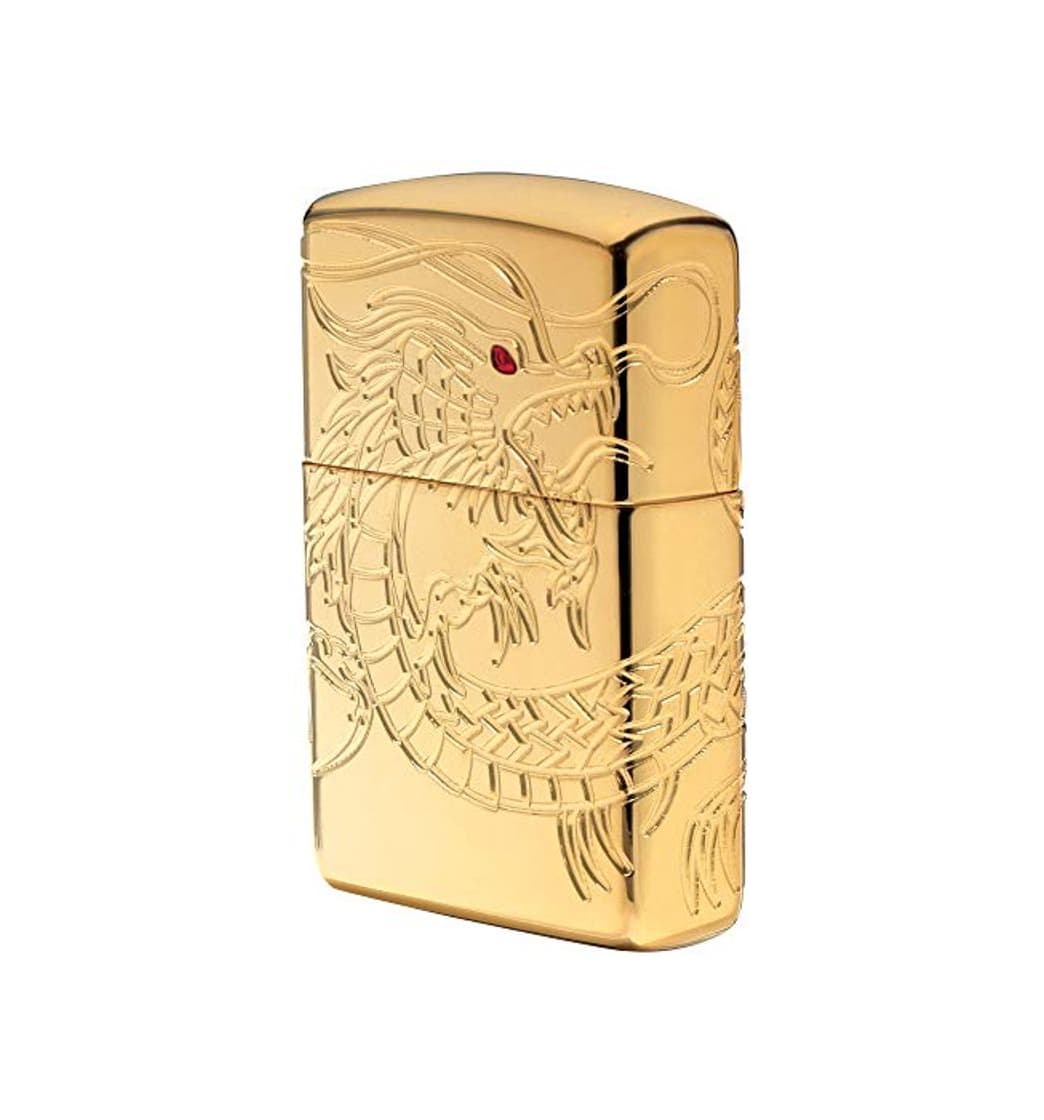 Producto Encendedor Zippo 16400, color cromado, cromado, Armor High polish Gold Plate with