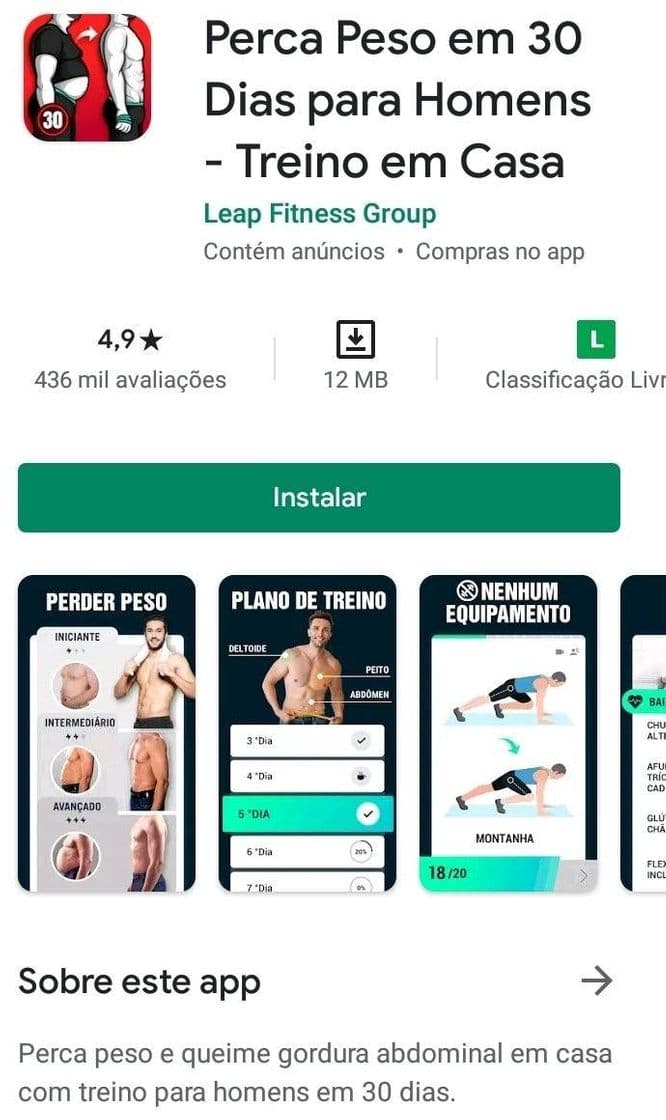 Moda Lose Weight App for Men - Weight Loss in 30 Days - Google Play