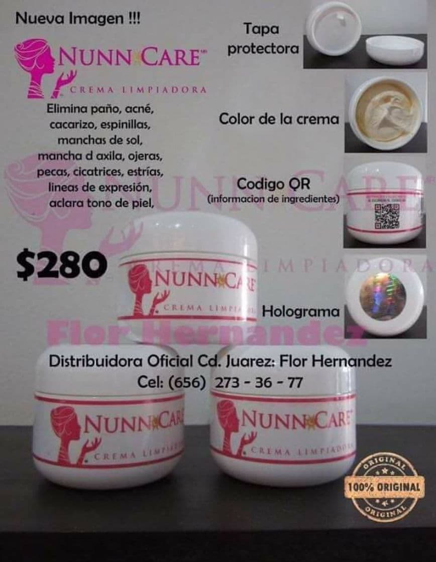 Producto Crema NunnCare