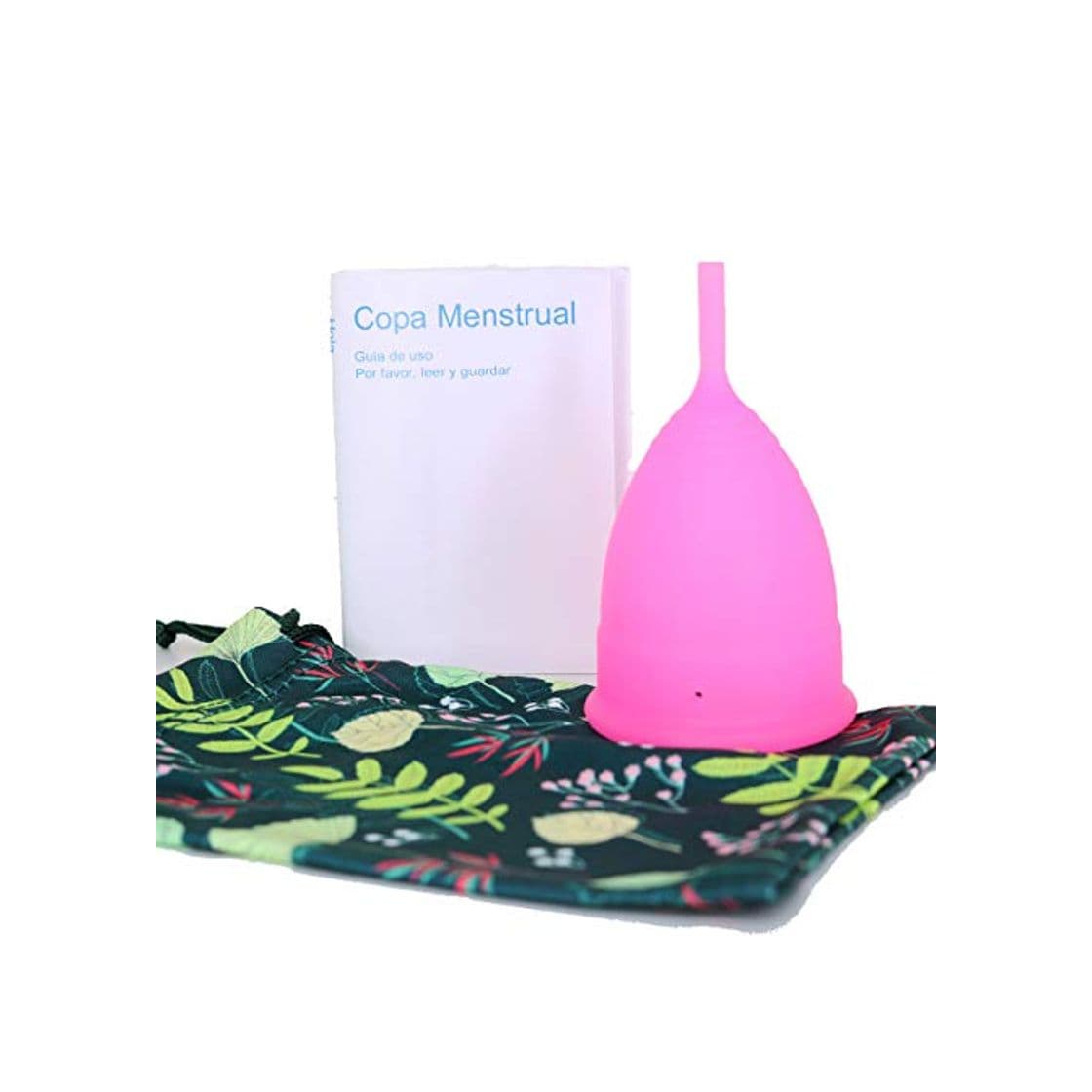 Product Copa menstrual Inrop Recomendada para nuevas usuarias con Bolsa de regalo e Instrucciones en español  Talla S y Triple certificado de calidad