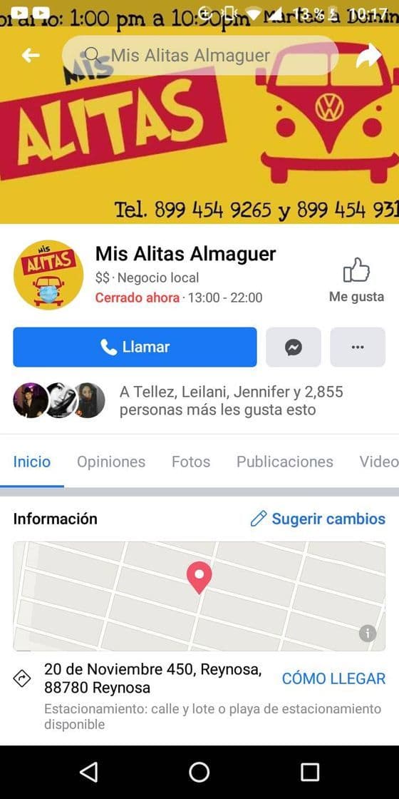 Restaurantes Mis Alitas Almaguer