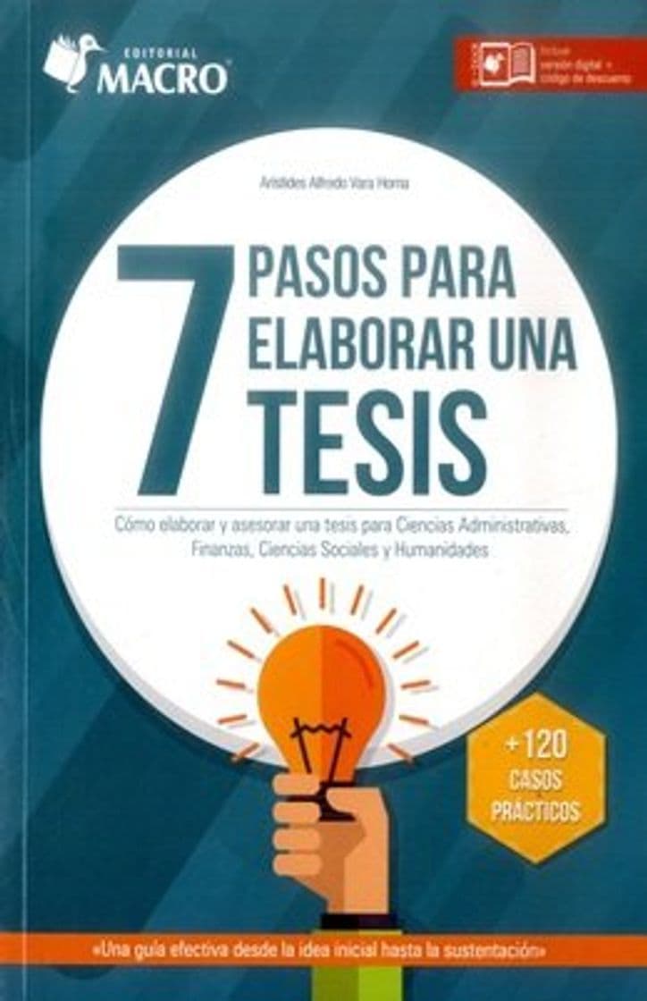 Libro Los 7 pasos para elaborar una Tesis