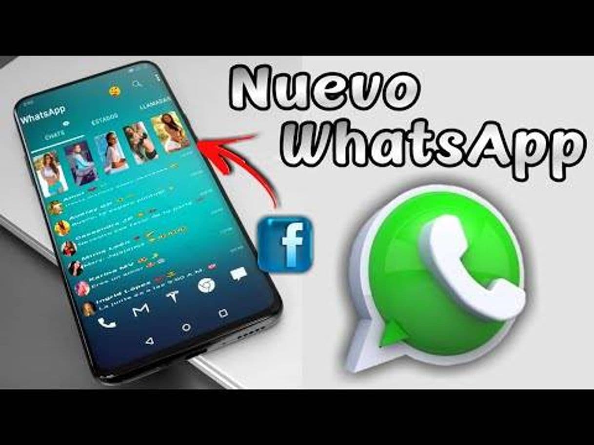 Fashion √Nuevo WhatsApp Estilo FACEBOOK 2020 😍💯💢