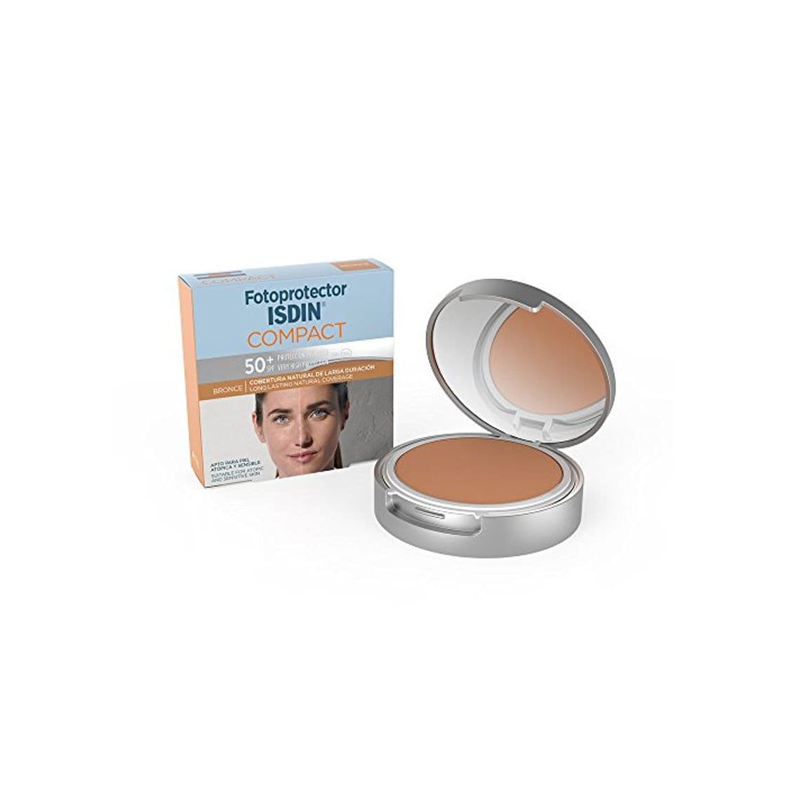 Belleza Fotoprotector ISDIN COMPACT 50+ bronce protector solar facial